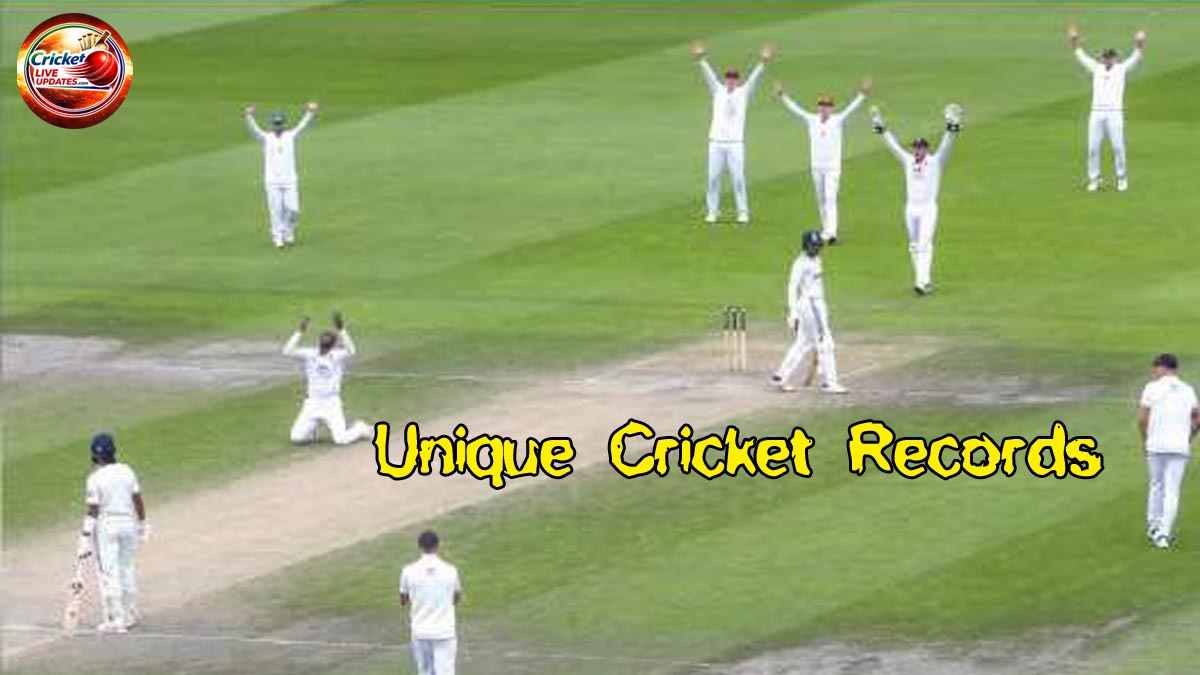 Unique Cricket Records